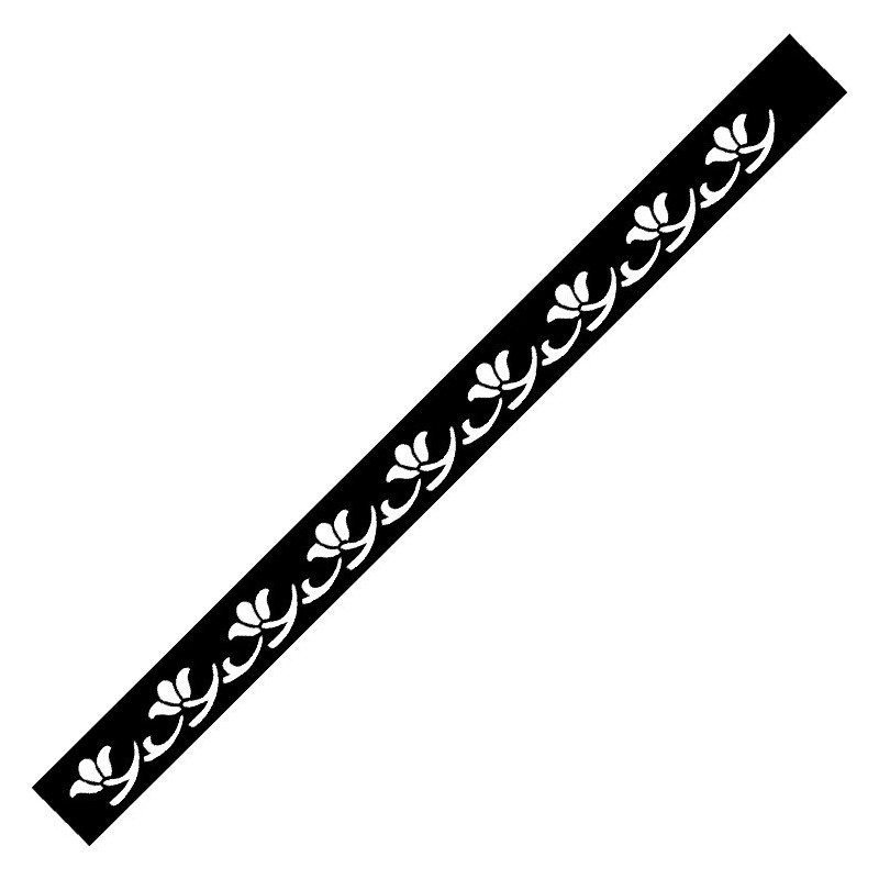 Floral Bracelet Henna Stencil 2×26 cm – Disposable Self-Adhesive