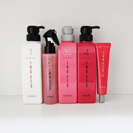 Sæt Lebel IAU Cell Care S – reparerende type, 5 trin (Happiness for Hair)