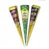 Set di 3 coni di henné per tatuaggi temporanei – nero, bordeaux e verde