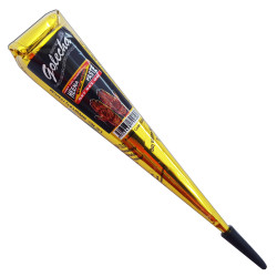 Schwarze Henna Tattoo Farbe von Golecha – 1 Kegel für temporäre Tattoos
