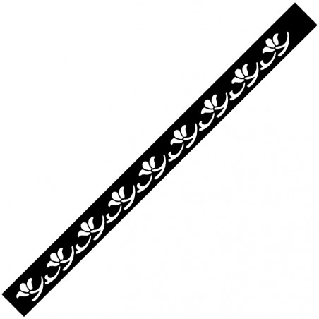 Blomsterarmbånd henna-skabelon 2 × 26 cm