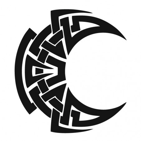 Molde para henna Lua Celta 7 × 7 cm