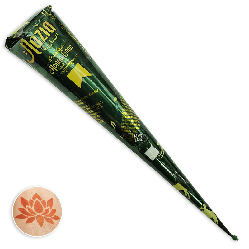 Cone de henna Nazia (30 g) – pasta pronta a usar