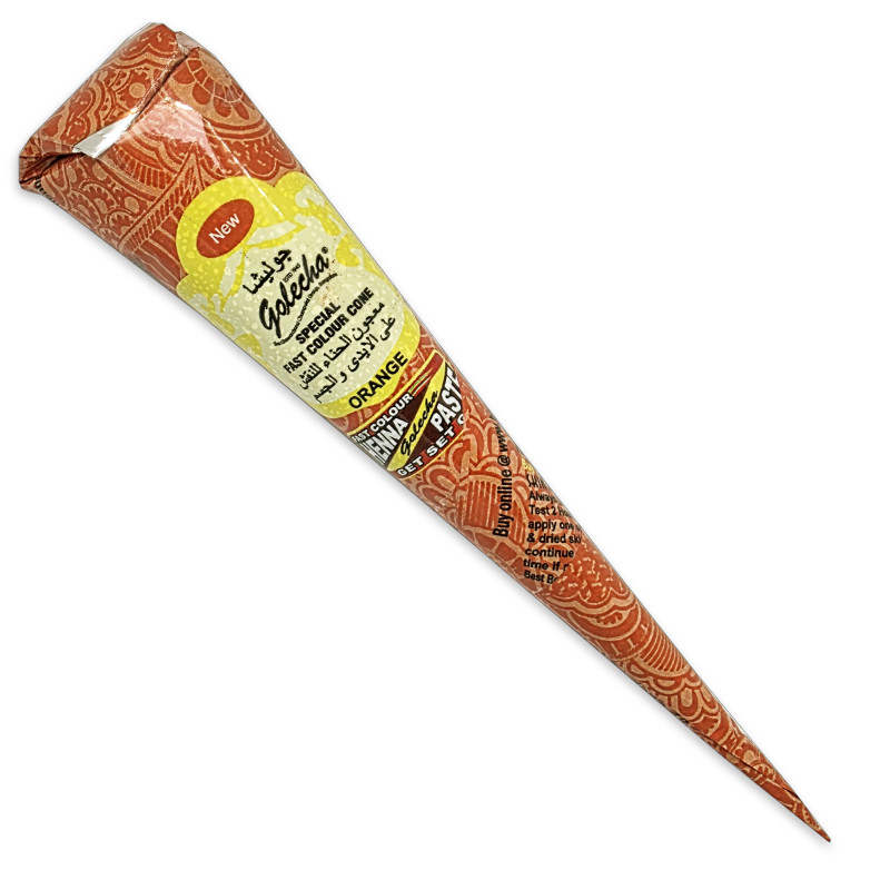 Orange Tattoo Henna Golecha