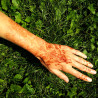 Set de 3 conuri de henna pentru tatuaje temporare – roșie, neagră și naturală