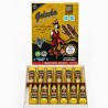 Scatola da 12 coni di henné nero Golecha, 25 g ciascuno, per tatuaggi temporanei