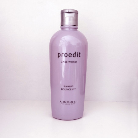 Shampooing Lebel Proedit Bounce Fit : réparation et brillance pour cheveux abîmés, 300 ml